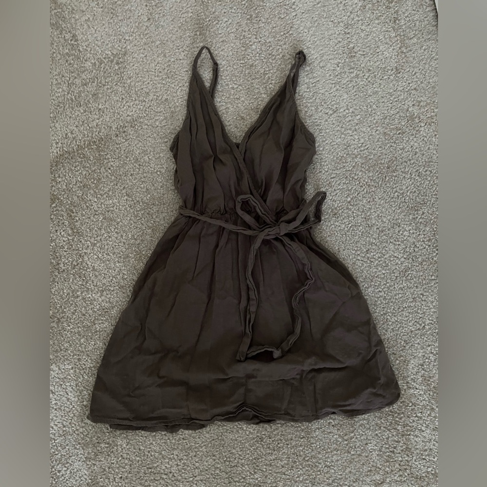 Dark green dress